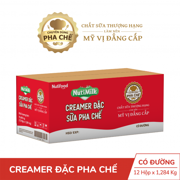 Creamer đặc sữa pha chế NutiMilk Hộp 1.284kg - Thương hiệu NUTIFOOD - AZAGO - Ảnh 2