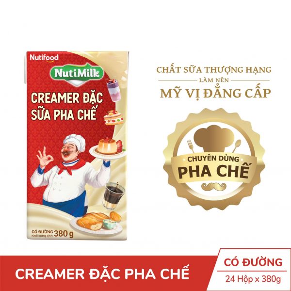 Sữa đặc Nuti hộp 380g