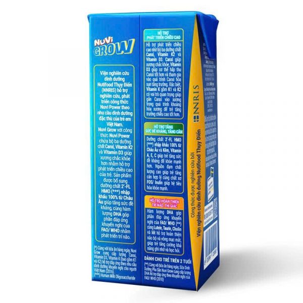 Thùng 48 Hộp Sữa Pha sẵn Nuvi Grow 180ml (từ 2 tuổi) - AZAGO - Ảnh 4
