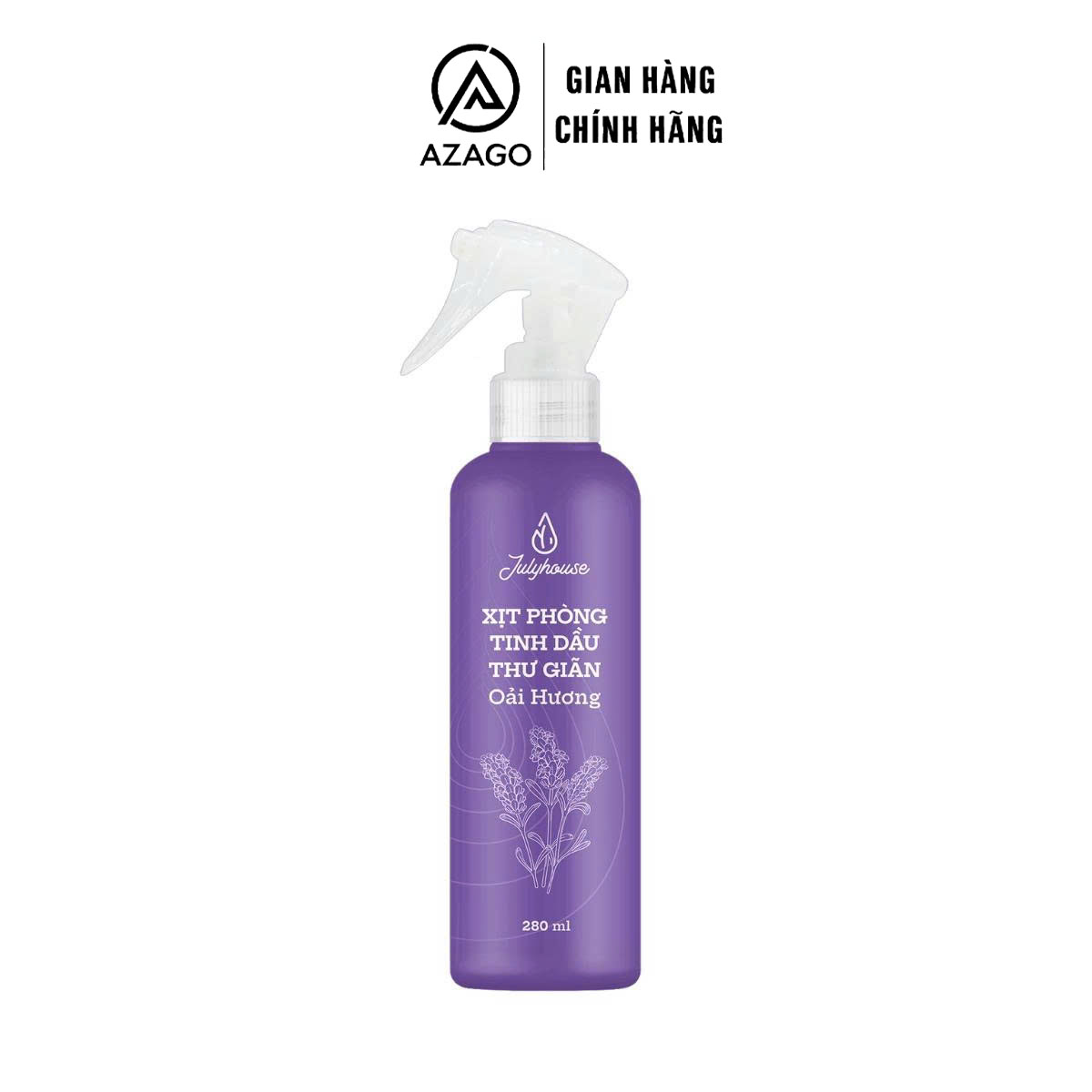 Bình xịt phòng tinh dầu thư giãn hương Oải Hương Julyhouse - AZAGO