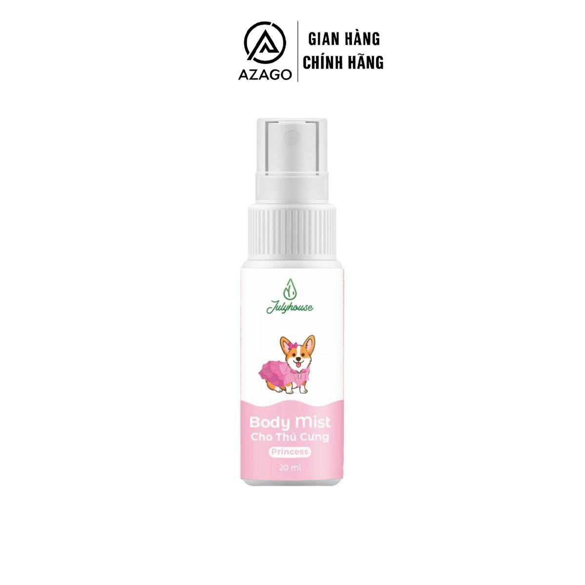Body Mist Khử Mùi, Dưỡng Da Lông Cho Thú Cưng Princess Julyhouse- AZAGO