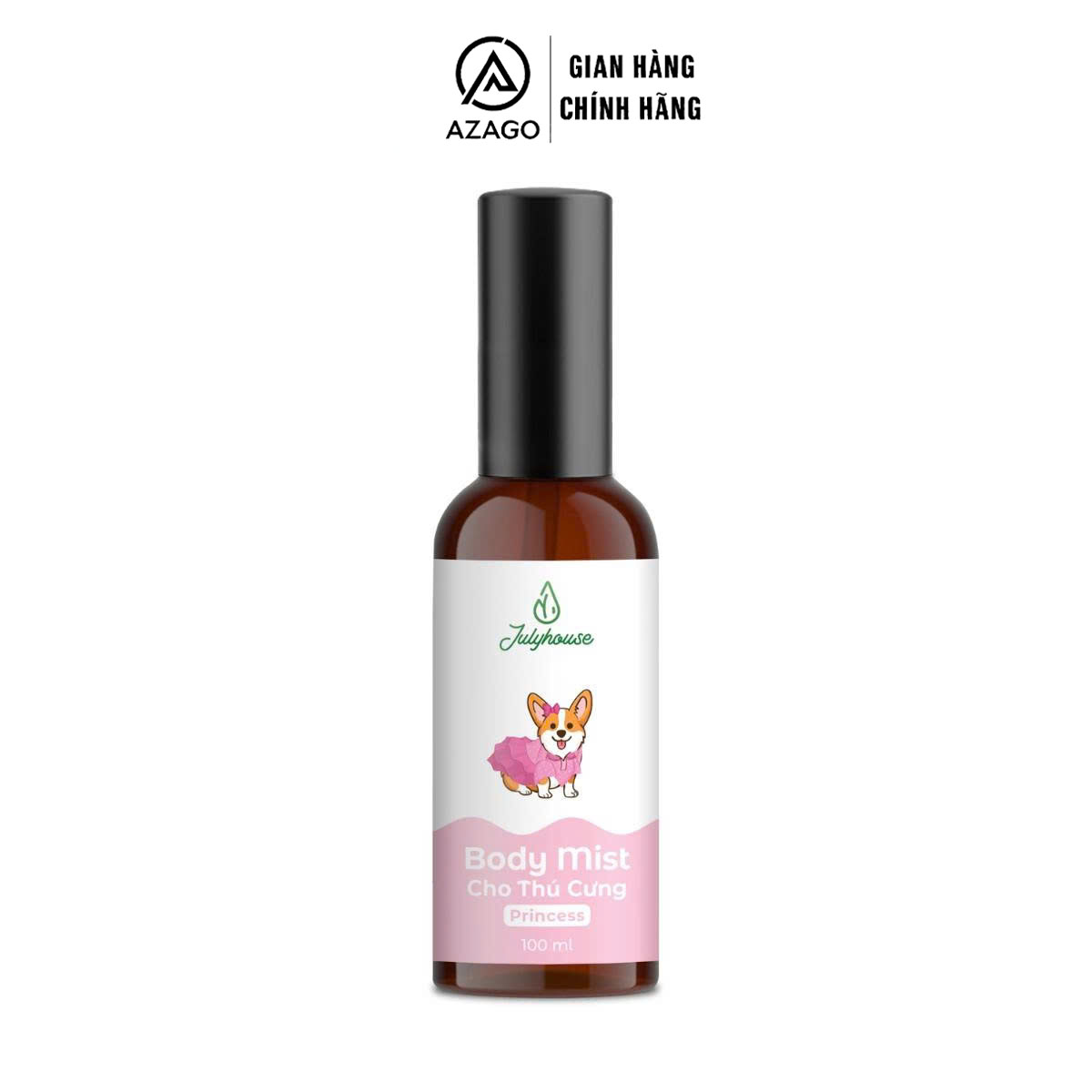 Body Mist Khử Mùi, Dưỡng Da Lông Cho Thú Cưng Princess Julyhouse- AZAGO - Ảnh 2