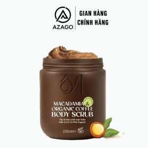 Tẩy Tế Bào Chết Body Macaland Organic Cà Phê & Mắc Ca 235g / 500g - AZAGO