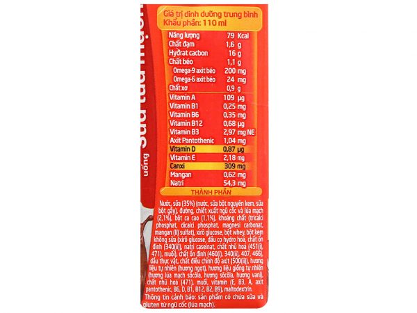 Thùng 48 Hộp 110ml Thức Uống Sữa Lúa Mạch Vị Socola Ovaltine X2 Canxi - AZAGO - Ảnh 6