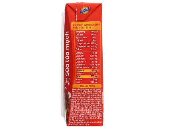 Thùng 48 Hộp 180ml Thức Uống Sữa Lúa Mạch Vị Socola Ovaltine X2 Canxi – AZAGO - Ảnh 5