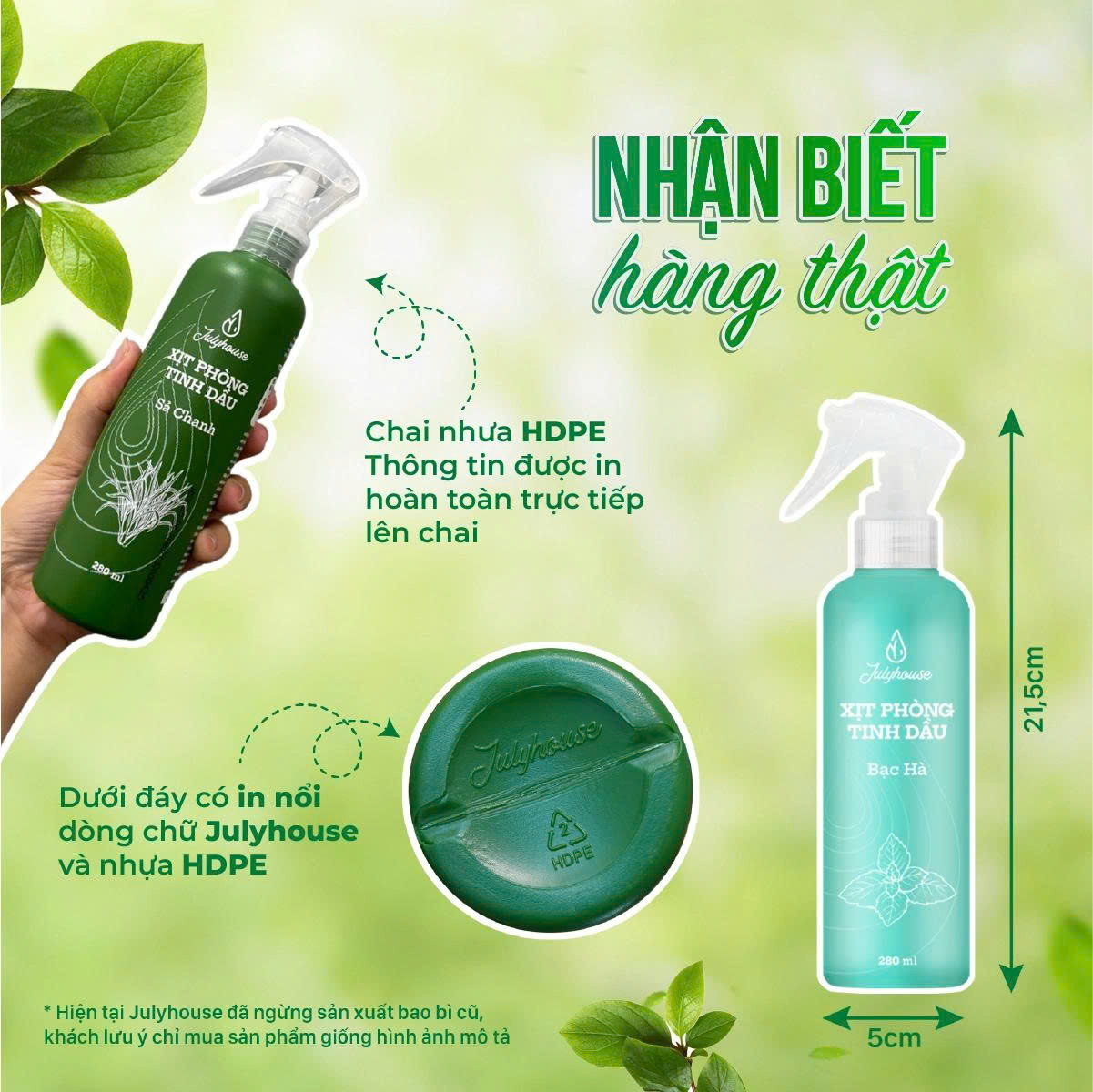 Bình xịt phòng tinh dầu Sả Chanh khửi mùi Julyhouse - AZAGO - Ảnh 8