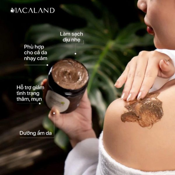Tẩy Tế Bào Chết Body Macaland Organic Cà Phê & Mắc Ca 235g / 500g - AZAGO - Ảnh 4