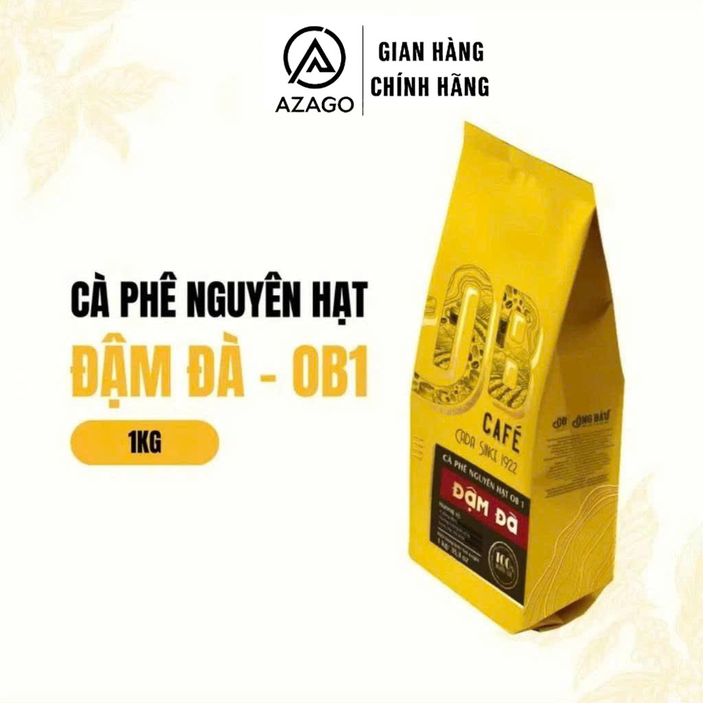 Túi Cà Phê Nguyên Hạt Ông Bầu OB1 Đậm Đà 1kg – AZAGO