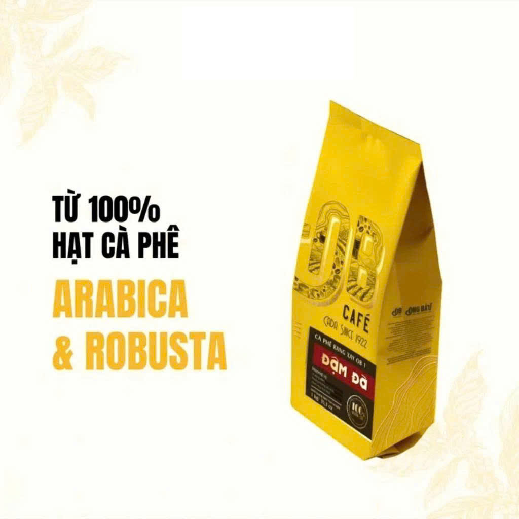 Túi Cà Phê Rang Xay Ông Bầu OB1 Đậm Đà 1kg – AZAGO - Ảnh 2