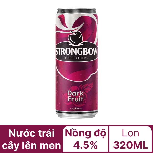 Thùng 24 lon 320ml Strongbow- AZAGO - Ảnh 5