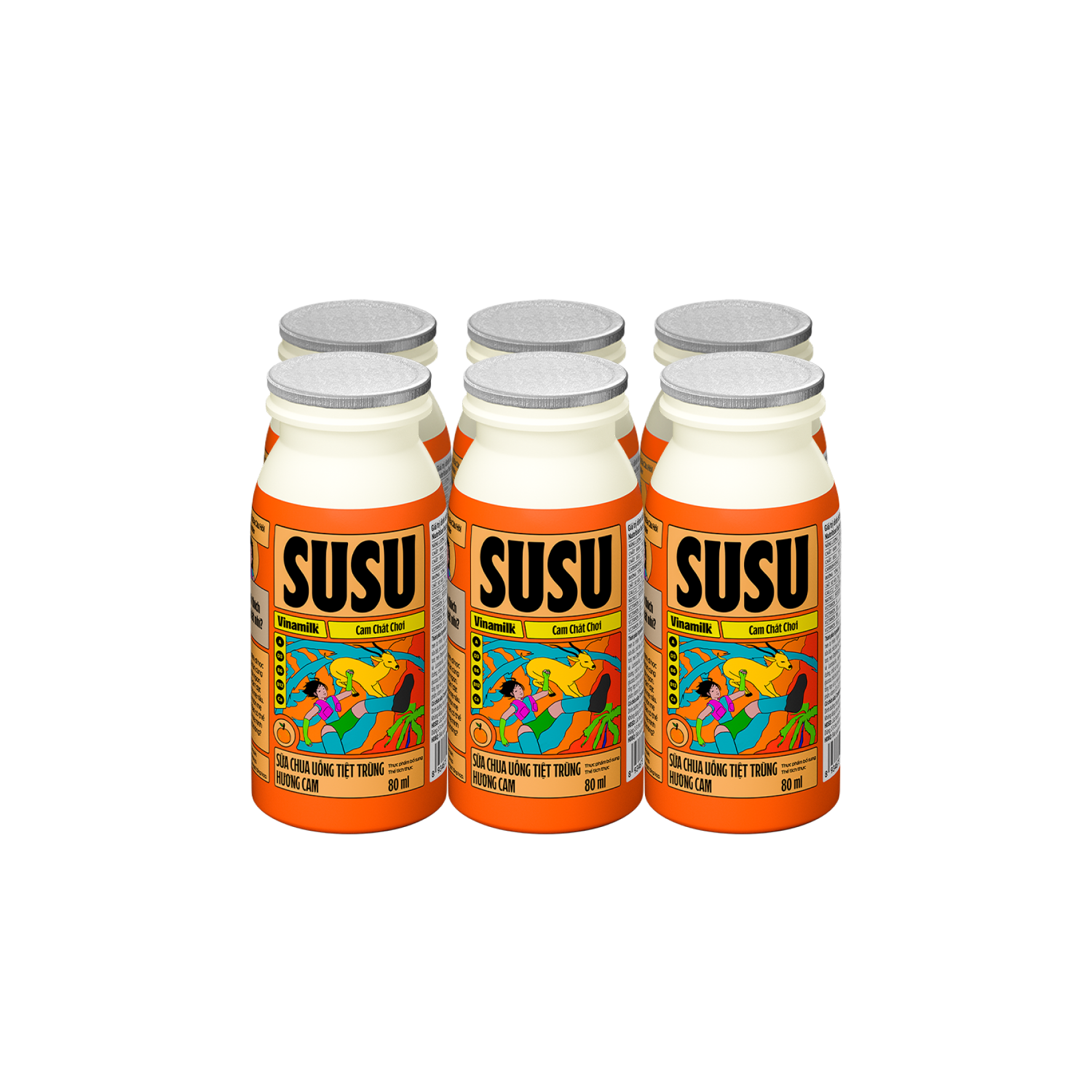 Thùng 48 Chai Sữa Chua Uống Tiệt Trùng Vinamilk SuSu 80ml - AZAGO - Ảnh 12