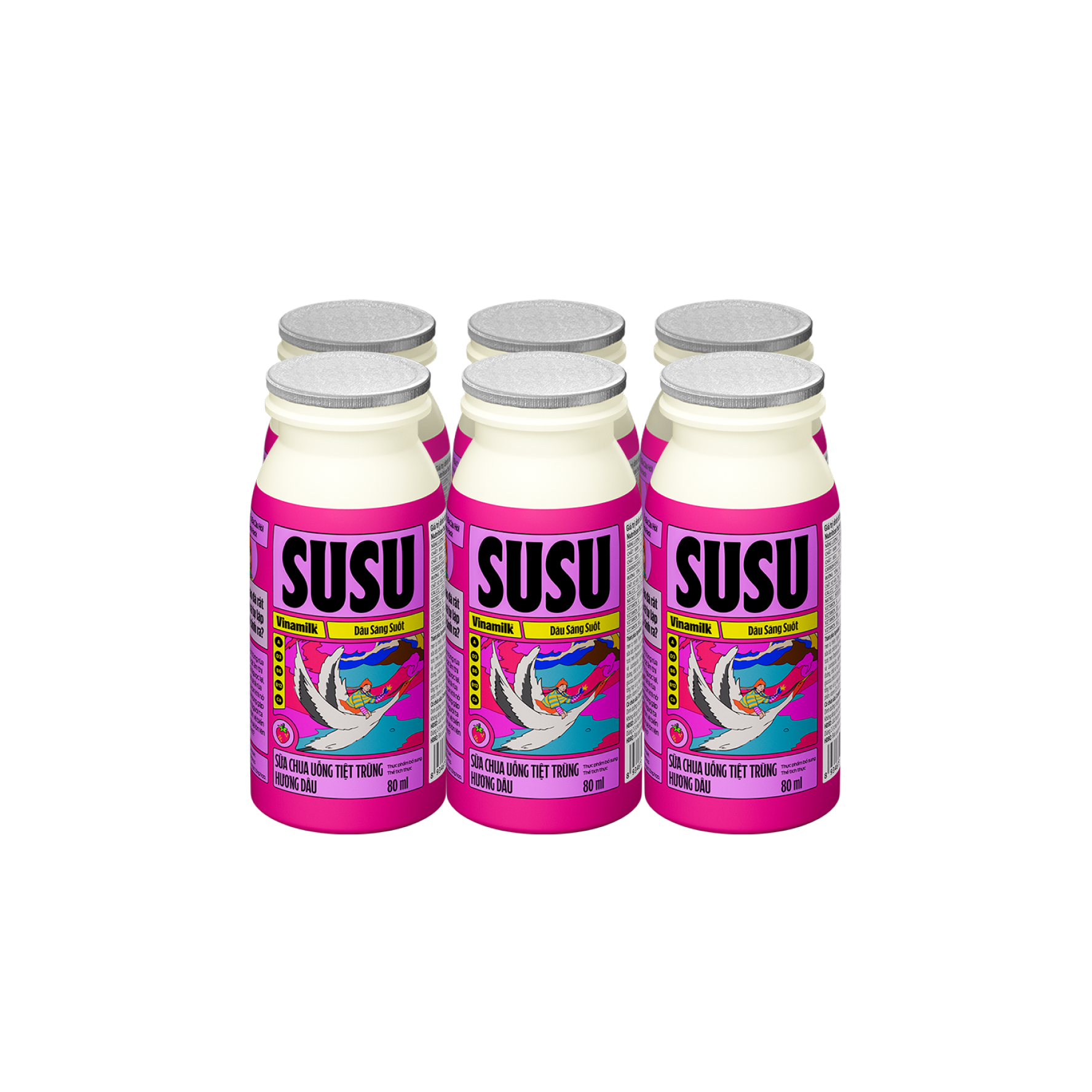 Thùng 48 Chai Sữa Chua Uống Tiệt Trùng Vinamilk SuSu 80ml - AZAGO - Ảnh 18