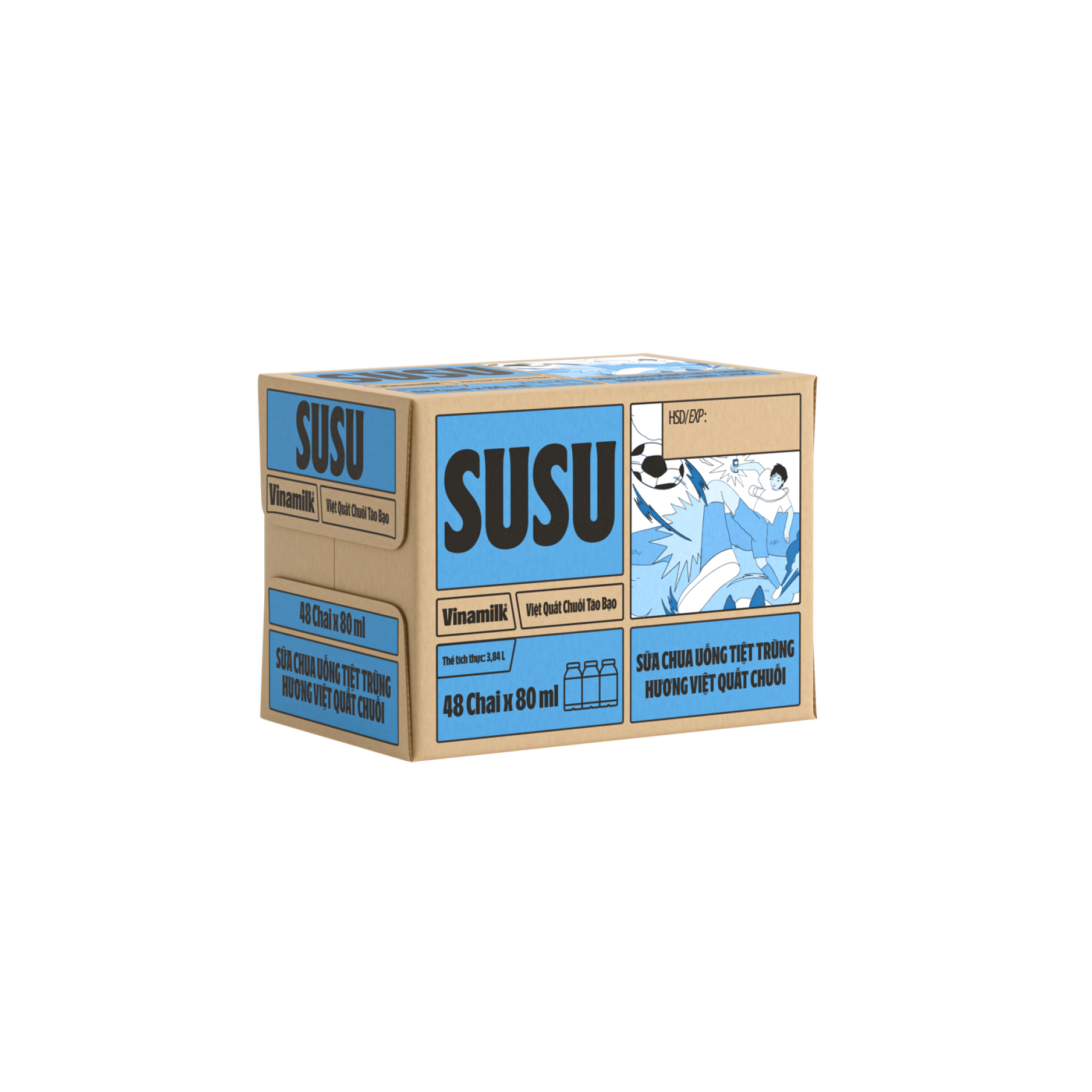 Thùng 48 Chai Sữa Chua Uống Tiệt Trùng Vinamilk SuSu 80ml - AZAGO - Ảnh 31