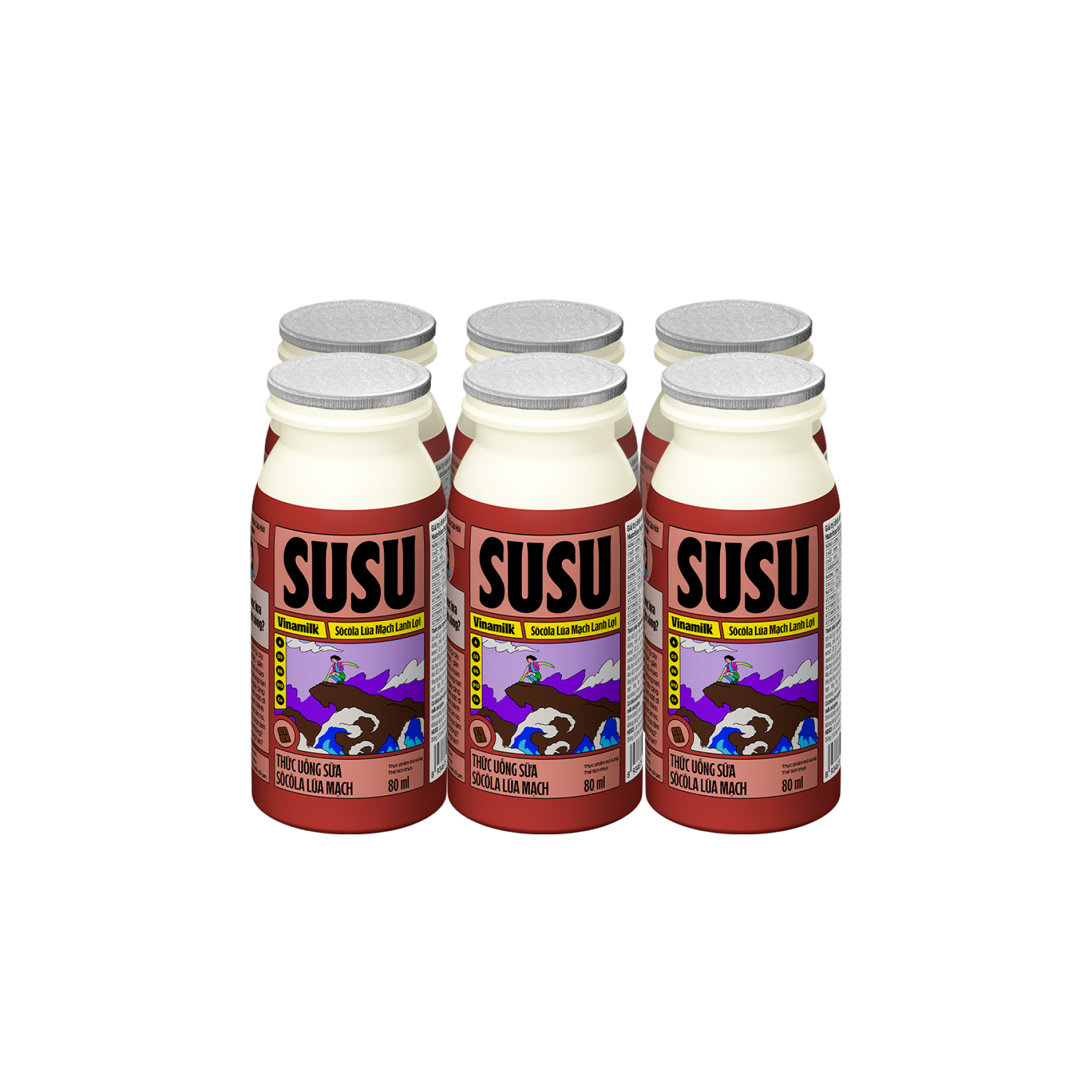 Thùng 48 Chai Sữa Chua Uống Tiệt Trùng Vinamilk SuSu 80ml - AZAGO - Ảnh 6