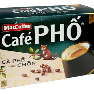 Hộp Cà phê MacCoffee Café Phố 3 in 1 hương chồn 160g