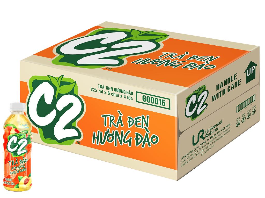 Thùng 24 chai Trà xanh C2 225ml