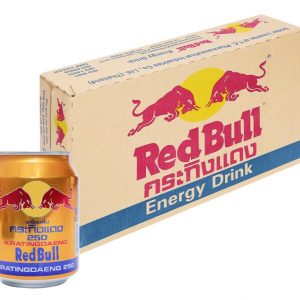 Thùng 24 lon nước tăng lực Bò Cụng Redbull Thái Lan 250ml - AZAGO