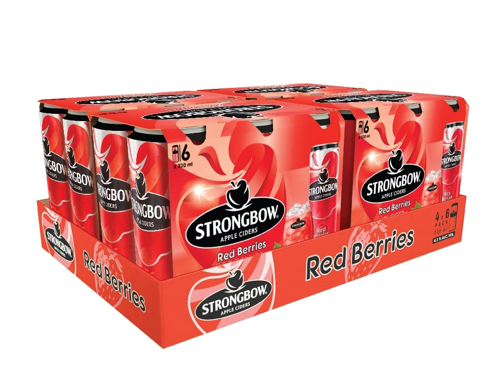 Thùng 24 lon 320ml Strongbow- AZAGO